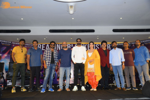 Pictures from all Disco Raja Movie Events Combined, attended by Ravi Teja, Payal Rajput and Nabha Natesh