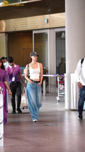 actress disha patani red-hot in a white top
