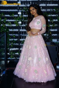 Divi Vadthya in a pink dress