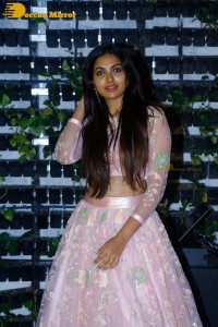 Divi Vadthya in a pink dress