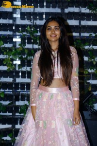Divi Vadthya in a pink dress