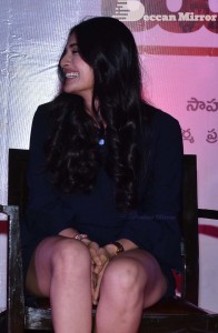 Divyansha Kaushik in black dress