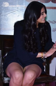 Divyansha Kaushik in black dress