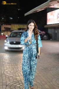 Celebrities including Rakul Preet Singh, Jackky Bhagnani, Dino Morea and Jimmy Sheirgill attended the special screening of the film 'Double XL' at Citi Mall