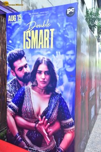 Double iSmart Pre-Release Function attended by Ram Pothineni, Kavya Thapar, Charmy Kaur, and Puri Jagannadh
