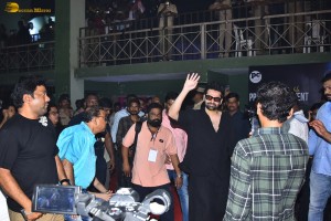 Double iSmart Pre-Release Function attended by Ram Pothineni, Kavya Thapar, Charmy Kaur, and Puri Jagannadh