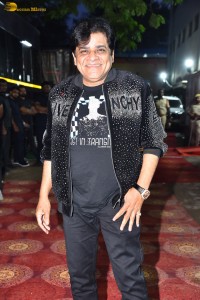 Double iSmart Pre-Release Function attended by Ram Pothineni, Kavya Thapar, Charmy Kaur, and Puri Jagannadh