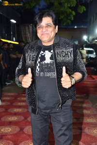 Double iSmart Pre-Release Function attended by Ram Pothineni, Kavya Thapar, Charmy Kaur, and Puri Jagannadh