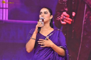 Double iSmart Pre-Release Function attended by Ram Pothineni, Kavya Thapar, Charmy Kaur, and Puri Jagannadh