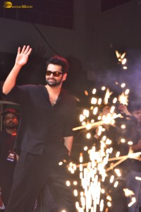 Double iSmart Pre-Release Function attended by Ram Pothineni, Kavya Thapar, Charmy Kaur, and Puri Jagannadh