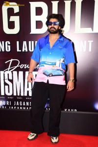 Double iSmart Song Launch attended by Ram Pothineni, Kavya Thapar, Charmy Kaur, Ali, and Sanjay Dutt