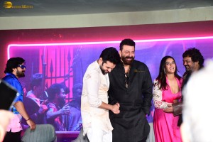 Double iSmart Song Launch attended by Ram Pothineni, Kavya Thapar, Charmy Kaur, Ali, and Sanjay Dutt