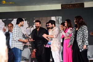Double iSmart Song Launch attended by Ram Pothineni, Kavya Thapar, Charmy Kaur, Ali, and Sanjay Dutt