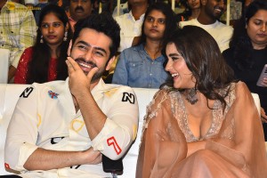 Double iSmart Trailer Launch attended by Ram Pothineni, Kavya Thapar, and Ali
