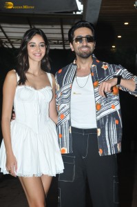 Ayushmann Khurrana and Ananya Panday promote their film Dream Girl 2 at Ekta kapoor’s house on Aug 23, 2023