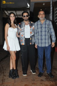 Ayushmann Khurrana and Ananya Panday promote their film Dream Girl 2 at Ekta kapoor’s house on Aug 23, 2023