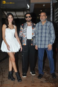 Ayushmann Khurrana and Ananya Panday promote their film Dream Girl 2 at Ekta kapoor’s house on Aug 23, 2023