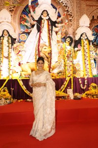 Bollywood Celebrities including Kajol, Rani Mukherjee, Ranbir Kapoor, Alia Bhatt, Rhea Chakraborty, and others offer prayers at Durga Puja 2024