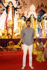 Bollywood Celebrities including Kajol, Rani Mukherjee, Ranbir Kapoor, Alia Bhatt, Rhea Chakraborty, and others offer prayers at Durga Puja 2024