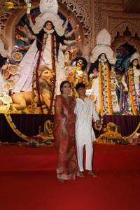 Bollywood Celebrities including Kajol, Rani Mukherjee, Ranbir Kapoor, Alia Bhatt, Rhea Chakraborty, and others offer prayers at Durga Puja 2024