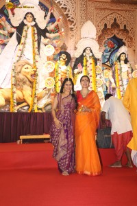 Bollywood Celebrities including Kajol, Rani Mukherjee, Ranbir Kapoor, Alia Bhatt, Rhea Chakraborty, and others offer prayers at Durga Puja 2024