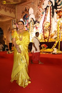 Bollywood Celebrities including Kajol, Rani Mukherjee, Ranbir Kapoor, Alia Bhatt, Rhea Chakraborty, and others offer prayers at Durga Puja 2024