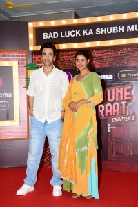 Actors Tusshar Kapoor and Priyanka Chahar Choudhary promote Dus June Ki Raat on July 31, 2024