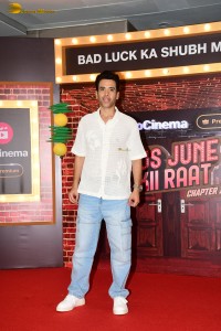 Actors Tusshar Kapoor and Priyanka Chahar Choudhary promote Dus June Ki Raat on July 31, 2024