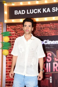 Actors Tusshar Kapoor and Priyanka Chahar Choudhary promote Dus June Ki Raat on July 31, 2024