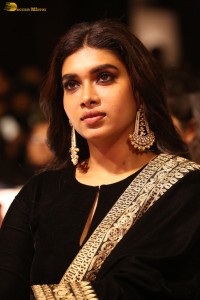 actress Dushara Vijayan beautiful in a black salwar dress