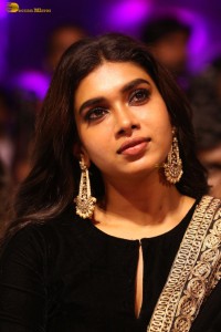 actress Dushara Vijayan beautiful in a black salwar dress