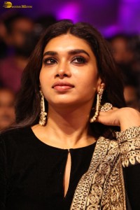 actress Dushara Vijayan beautiful in a black salwar dress