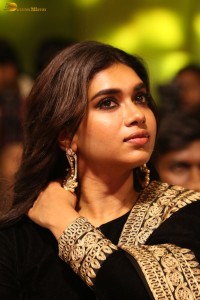 actress Dushara Vijayan beautiful in a black salwar dress