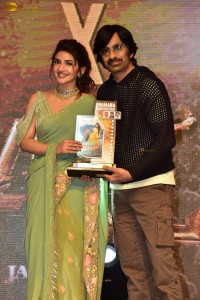 Dhamaka Anniversary and Eagle Trailer Success Celebrations attended by Ravi Teja, Sreeleela, and Kavya Thapar