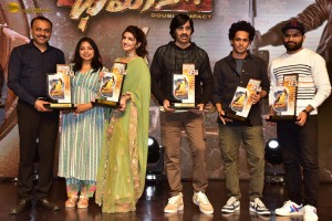 Dhamaka Anniversary and Eagle Trailer Success Celebrations attended by Ravi Teja, Sreeleela, and Kavya Thapar