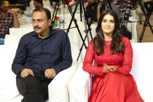Dhamaka Anniversary and Eagle Trailer Success Celebrations attended by Ravi Teja, Sreeleela, and Kavya Thapar