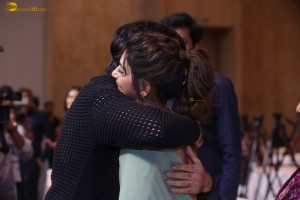 Dhamaka Anniversary and Eagle Trailer Success Celebrations attended by Ravi Teja, Sreeleela, and Kavya Thapar