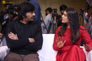 Dhamaka Anniversary and Eagle Trailer Success Celebrations attended by Ravi Teja, Sreeleela, and Kavya Thapar