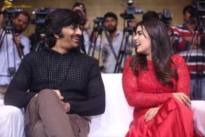 Dhamaka Anniversary and Eagle Trailer Success Celebrations attended by Ravi Teja, Sreeleela, and Kavya Thapar
