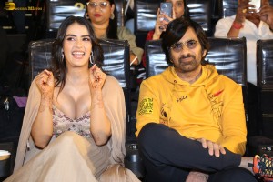 Eagle Trailer Launch attended by Ravi Teja, Kavya Thapar, and Anupama Parameswaran