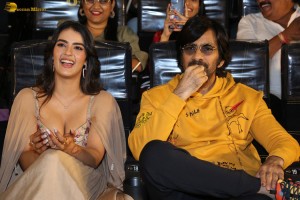 Eagle Trailer Launch attended by Ravi Teja, Kavya Thapar, and Anupama Parameswaran