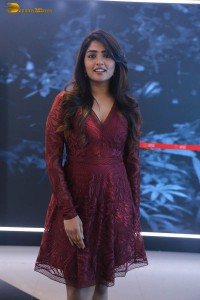 actress eesha rebba in a dark red maroon mini dress photoshoot
