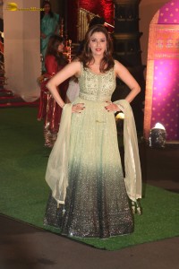 Celebrities including Sanjay Dutt, Shilpa Shetty, Govinda, Mrunal Thakur, and Disha Patani attended Ganpati Puja at Maharashtra CM Eknath Shinde’s house