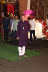 Celebrities including Sanjay Dutt, Shilpa Shetty, Govinda, Mrunal Thakur, and Disha Patani attended Ganpati Puja at Maharashtra CM Eknath Shinde’s house