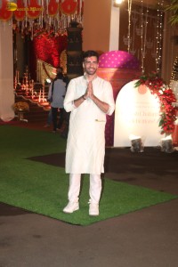 Celebrities including Sanjay Dutt, Shilpa Shetty, Govinda, Mrunal Thakur, and Disha Patani attended Ganpati Puja at Maharashtra CM Eknath Shinde’s house