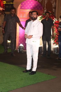 Celebrities including Sanjay Dutt, Shilpa Shetty, Govinda, Mrunal Thakur, and Disha Patani attended Ganpati Puja at Maharashtra CM Eknath Shinde’s house