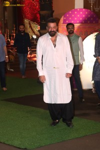 Celebrities including Sanjay Dutt, Shilpa Shetty, Govinda, Mrunal Thakur, and Disha Patani attended Ganpati Puja at Maharashtra CM Eknath Shinde’s house