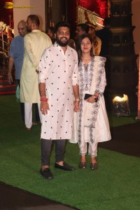 Celebrities including Sanjay Dutt, Shilpa Shetty, Govinda, Mrunal Thakur, and Disha Patani attended Ganpati Puja at Maharashtra CM Eknath Shinde’s house