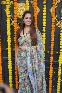 Film and TV celebrities including Jeetendra, Tusshar Kapoor, Mouni Roy and Karan Kundra attended the Ganesh Chaturthi Celebrations at Ekta Kapoor’s residence.