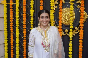 Film and TV celebrities including Jeetendra, Tusshar Kapoor, Mouni Roy and Karan Kundra attended the Ganesh Chaturthi Celebrations at Ekta Kapoor’s residence.